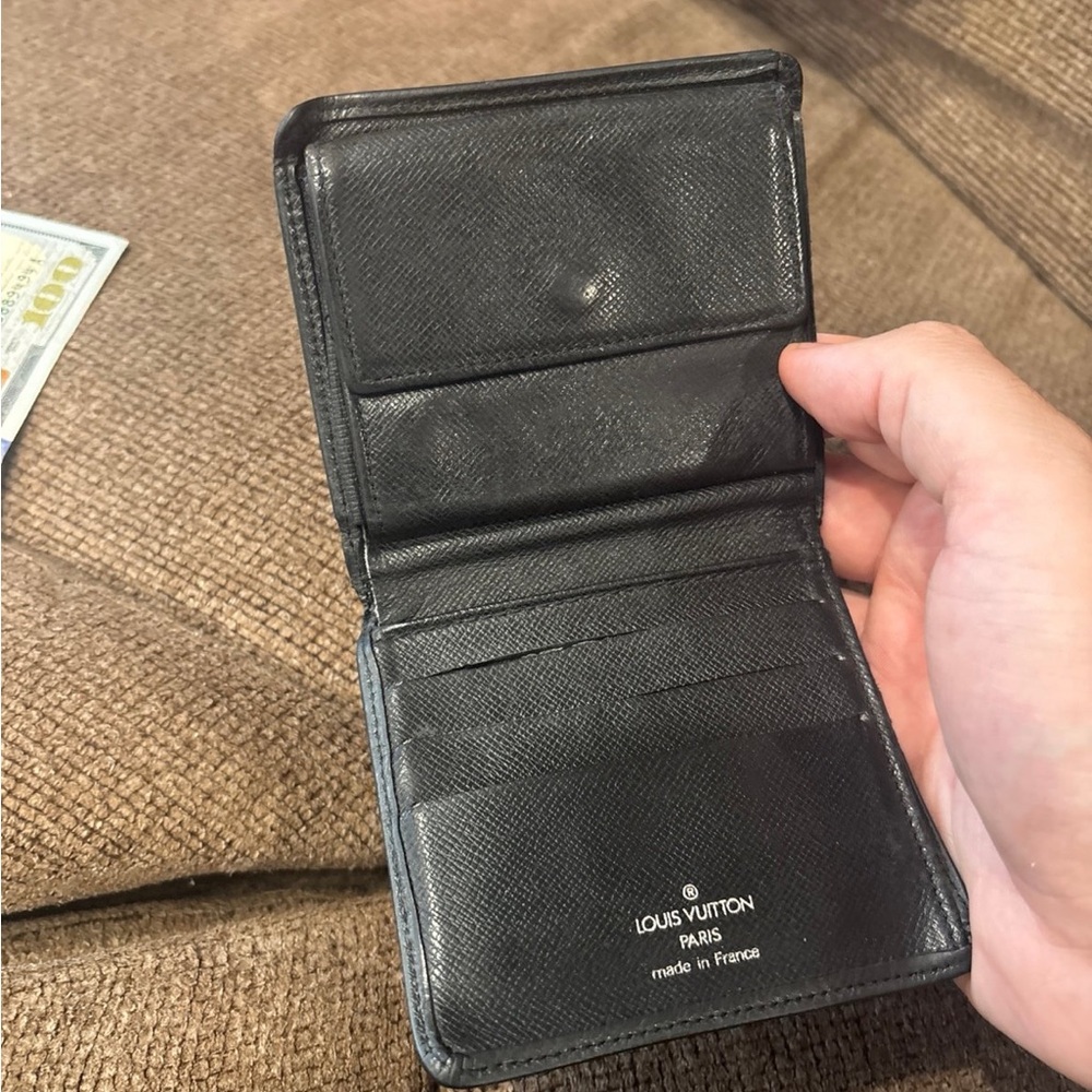 Louis Vuitton Black Leather Wallet - Picture 2 of 7